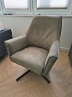 Draai fauteuil stoel zetel uit 2022, Huis en Inrichting, Fauteuils, Ophalen, Gebruikt, Metaal, 50 tot 75 cm