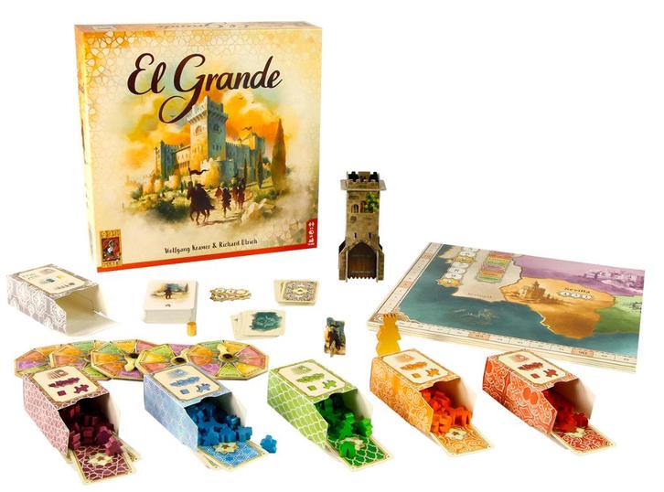 El Grande - Strategisch Bordspel - 15% Korting, Hobby en Vrije tijd, Gezelschapsspellen | Bordspellen, Nieuw, Een of twee spelers