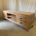 TV-meubel - massief teak - 160 cm breed - 4 lades -TTM Wonen, TTM Wonen, Meubels – (Perzische) Tapijten en Woonaccessoires, Taag 63, 2491 CS, Den Haag (Forepark)