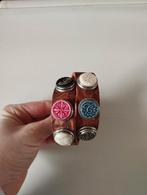 Noosa armband, Ophalen of Verzenden, Zo goed als nieuw, Bruin, Leer