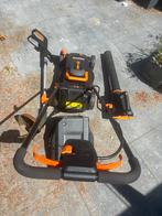 Grasmaaier, bladblazer en grastrimmer van Worx, Tuin en Terras, Grasmaaiers, Cirkelmaaier, Ophalen of Verzenden, Zo goed als nieuw