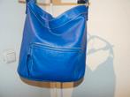 Longchamp prachtige leren tas mooie blauw tint Als Nieuw, Verzenden, Zo goed als nieuw, Blauw, Schoudertasje
