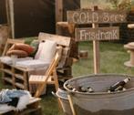 Te huur! Bruiloft decoratie en houten meubels, Ophalen of Verzenden, Geboorte of Huwelijk