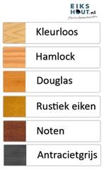 Picknicktafel staal en douglas/lariks hout. X frame Boomstam, Niet ingevuld, Niet ingevuld, Nieuw, Ophalen of Verzenden