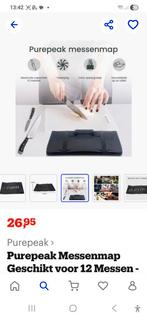 Purepeak Messenmap - Geschikt voor 12 Messen, Ophalen of Verzenden, Nieuw, Purepeak