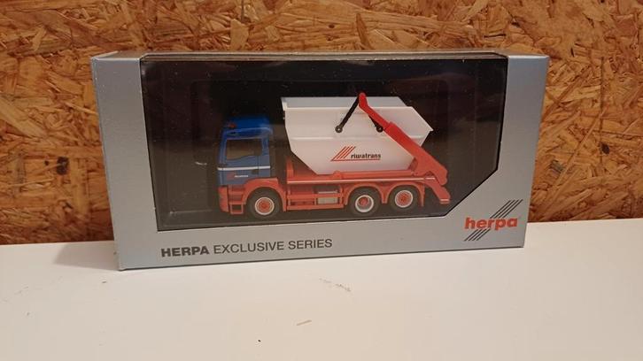 Herpa Riwatrans MAN TGS afzetbak exclusief model, Hobby en Vrije tijd, Modelauto's | 1:87, Nieuw, Bus of Vrachtwagen, Herpa, Ophalen of Verzenden