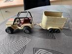 Tonka jeep met aanhanger, Antiek en Kunst, Antiek | Speelgoed, Ophalen of Verzenden