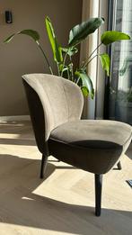 Leuke groene fauteuil van het merk Woood, Huis en Inrichting, Fauteuils, Ophalen, 75 tot 100 cm, Zo goed als nieuw, Stof