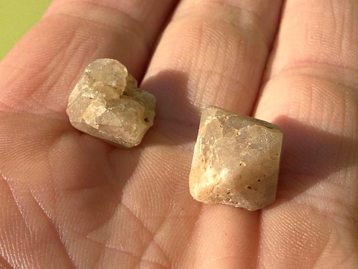 Bèta kwarts set mineralen, Verzamelen, Mineralen en Fossielen, Mineraal, Ophalen of Verzenden