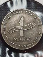 1 Mark 1943 Litzmannstadt Ghetto - Duitsland derde Rijk, Postzegels en Munten, Ophalen of Verzenden, Duitsland, Losse munt