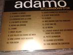 Adamo Salvatore - 20 Chansons D'or, Ophalen of Verzenden, Zo goed als nieuw, Aziatisch