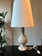 Grote tafellamp vintage marmeren lampenvoet, Overige materialen, Ophalen of Verzenden, Zo goed als nieuw, 50 tot 75 cm