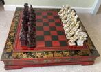 Retro Chinees schaakspel met Chinese Terracotta Warriors, Een of twee spelers, Ophalen, Zo goed als nieuw