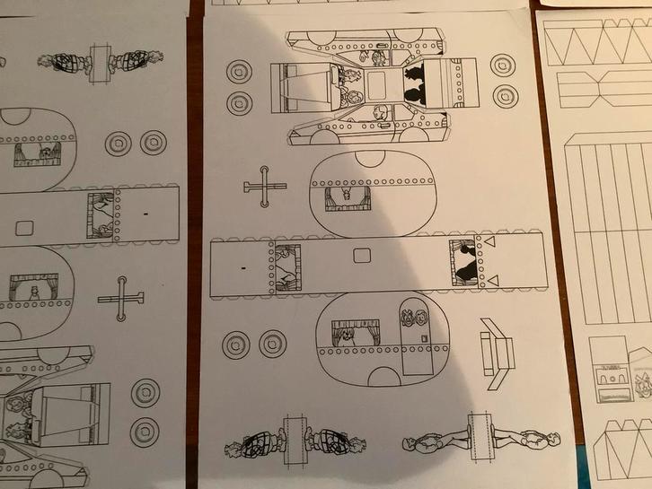 Bassie en Adriaan Bouw plaat Papieren knutselplaat -, Verzamelen, Overige Verzamelen, Nieuw, Ophalen of Verzenden