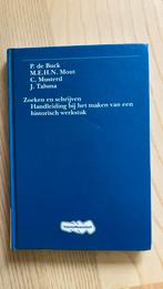 Zoeken en schrijven, Gelezen, Ophalen of Verzenden, De buck, Geesteswetenschap