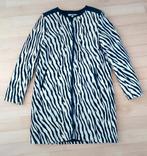 Jas zebraprint H&M, Kleding | Dames, Jassen | Zomer, Maat 38/40 (M), H&M, Zwart, Ophalen of Verzenden