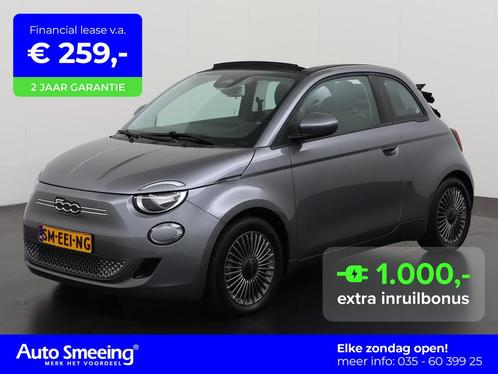Fiat 500e Cabrio Icon 42 kWh | Navigatie | Apple Carplay | P, Auto's, Fiat, Bedrijf, Te koop, 500E, ABS, Alarm, Elektrische ramen