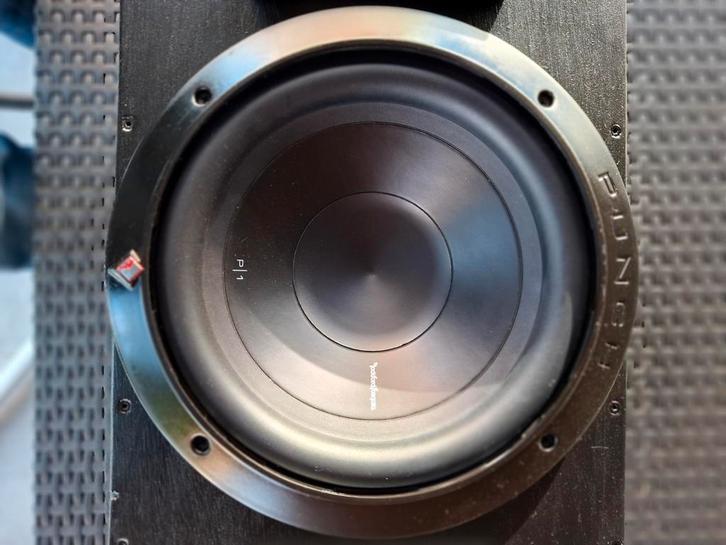Rockford Fosgate Punch P1 Subwoofer & Boschmann Versterker, Auto diversen, Autospeakers, Gebruikt, Ophalen of Verzenden