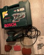 Bosch schuurmachine PSM 160 A met schuurvellen, Ophalen of Verzenden, Zo goed als nieuw, Minder dan 600 watt, Vlakschuurmachine