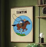 Poster The Adventures of Tintin | Kuifje Cowboy, Verzenden, Nieuw, A1 t/m A3, Rechthoekig Staand