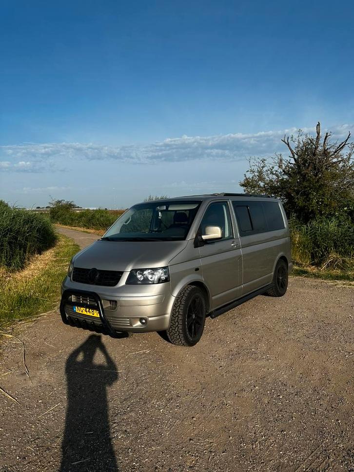 Vw t5 camperbus, Caravans en Kamperen, Campers, Particulier, tot en met 2, Buscamper of Camperbus, Volkswagen, Diesel, Handgeschakeld