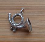 zilveren vintage bedel posthoorn [884], Overige merken, Verzenden, Zo goed als nieuw, 1 bedel