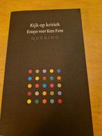 Kijk op kritiek, Ophalen of Verzenden, Zo goed als nieuw