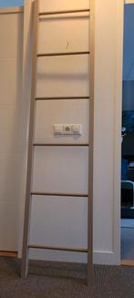 Houten decoratieladder voor kleding, Doe-het-zelf en Verbouw, Ladders en Trappen, Ophalen of Verzenden, Gebruikt, Ladder, Minder dan 2 meter