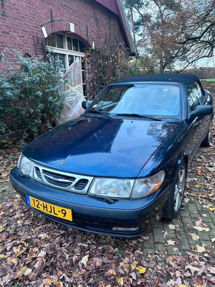 Saab 9.3 cabrio uit 1999 voor handige koper, Auto's, Saab, Particulier, Benzine, Cabriolet, Geïmporteerd, Blauw, Ophalen