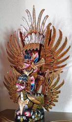 Prachtig kleurig Balinees houtsnijwerk Garuda, Ophalen