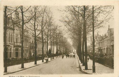 (701-117-031) Alphen a d Rijn Stationstraat, Verzamelen, Ansichtkaarten | Nederland, Zuid-Holland, Verzenden