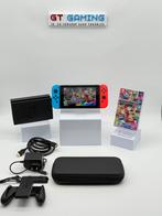 NINTENDO SWITCH NIEUW MODEL 2023 V2 MARIO KART MEGA BUNDEL, Met 2 controllers, Ophalen of Verzenden, Zo goed als nieuw, "