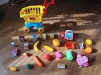 Winkelwagentje plus boodschappen en kassa, Kinderen en Baby's, Speelgoed | Educatief en Creatief, Zo goed als nieuw, Ophalen