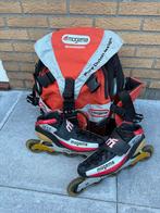 Mogema Speedskates Maat 43 + Rugzak, Gebruikt, Inline skates 5 wielen, Heren, Ophalen
