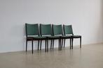 vintage eetkamerstoelen | stoelen | jaren 60 | Deens, Vier, Gebruikt, Ophalen of Verzenden, Hout