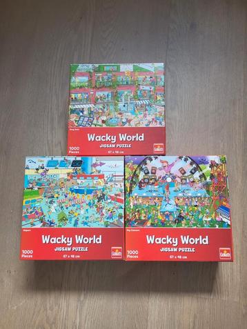 Te koop 3 Jigsaw puzzels beschikbaar voor biedingen