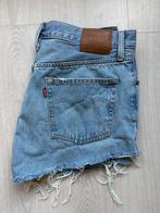 Levi's 501 Dames Korte Spijkerbroek W32, Blauw, Uilenstede510, Ophalen of Verzenden, Zo goed als nieuw