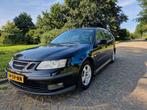 Saab 9-3 1.8 T Sport Estate AUT 2006 Zwart, 1998 cc, Beige, 4 cilinders, Leder en Stof