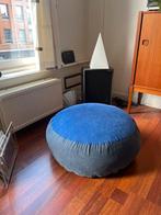 Cocomat poef Marrow blauw grijs met afneembare hoes, Huis en Inrichting, Banken | Voetenbanken en Poefen, Ophalen, Overige materialen