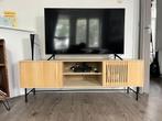 TV Meubel - Cialu MDF - Natuurlijk hout - 160x40x55, Ophalen, Gebruikt, 150 tot 200 cm, Vintage