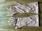 Vintage Roze Handschoenen, Kleding | Dames, Mutsen, Sjaals en Handschoenen, Ophalen of Verzenden, Zo goed als nieuw, Maat 38/40 (M)