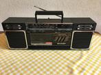 Mooie stereo radio cass rec sharp pr incl vzk, Ophalen of Verzenden, Zo goed als nieuw, Radio