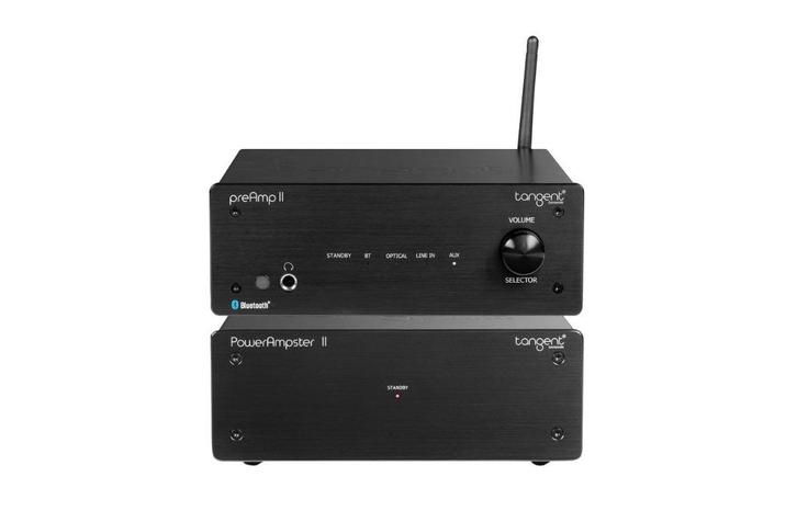 Tangent high-end set (Voorversterker + 2x 100W monoblok), Audio, Tv en Foto, Versterkers en Receivers, Zo goed als nieuw, Stereo