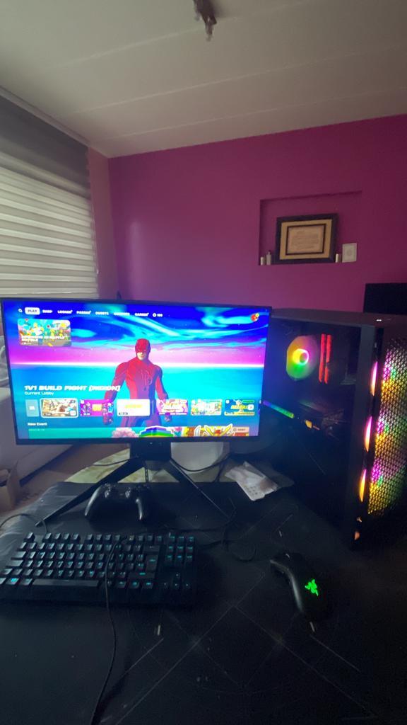 ‼️GAMING SETUP‼️ (RTX 3070 Ti + 240hz + R5 5600X + 32GB RAM), Computers en Software, Desktop Pc's, Zo goed als nieuw, 4 Ghz of meer