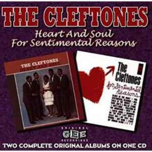 Cleftones - Heart and soul / For sentimental - doo wop, Cd's en Dvd's, Cd's | R&B en Soul, Zo goed als nieuw, R&B, 1960 tot 1980