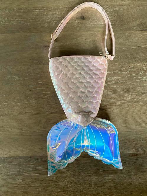 Tas zeemeerminstaart - roze glitters, Kinderen en Baby's, Kindermode-accessoires, Zo goed als nieuw, Ophalen of Verzenden