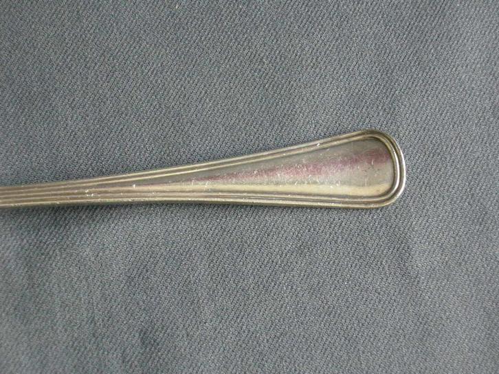 Gero verzilverd, model 420 rondfilet, 1 vork 20,7 cm., Antiek en Kunst, Antiek | Bestek, Ophalen of Verzenden