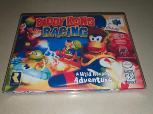 Diddy Kong Racing (2) N64 Game Case, Spelcomputers en Games, Games | Nintendo 64, Zo goed als nieuw, Racen en Vliegen, Vanaf 3 jaar