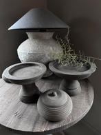 Houten Plateau op Voet – Rustieke Schaal – Vergrijsd Hout, Ophalen of Verzenden