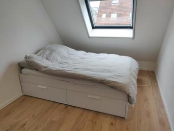 IKEA Brimnes tweepersoonsbed met lades! Veel ruimte 140x200m beschikbaar voor biedingen